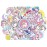 50/100pcs Cute Cartoon Unicorn Stickers for Laptop Luggage Phone Car Scooter Funny Vinyl Decal for Kids Girl Children Gift