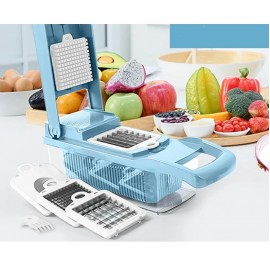 15 in 1 Vegetable Onion Chopper Slicer Cutter Shredders Slicer with Container Pro Food Chopper Potato Grater Slicer Dicer Cutter