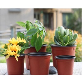 50/20pcs Plastic Flowerpots Simple Nursery Seedling Pot Flowers Seed Breeding Planters Container Box Garden Supplies Tool